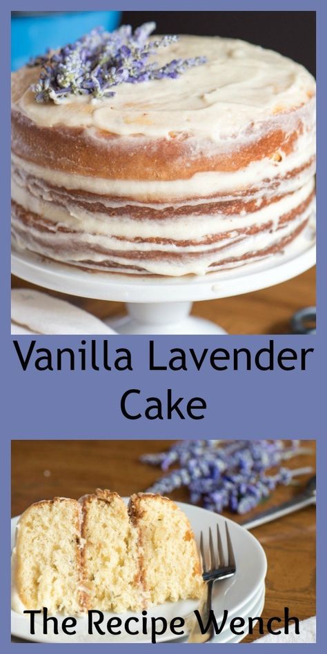 Lavender Cake Recipe, Lavender Dessert, Lavender Cake, Vanilla Lavender, Lavender Recipes, Oreo Dessert, S'mores, Savoury Cake, Mini Desserts