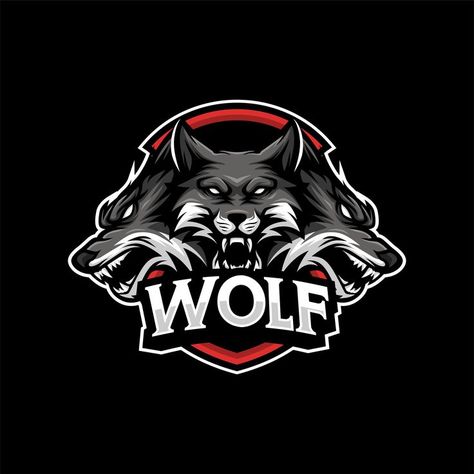 Wolf mascot gaming esport logo template Wolf Mascot Logo, Free Fire Mascot Logo, Gaming Dp, Coffee Mascot, College Branding, Football Character, Logo Free Fire, Food Mascot, Logo For Gaming