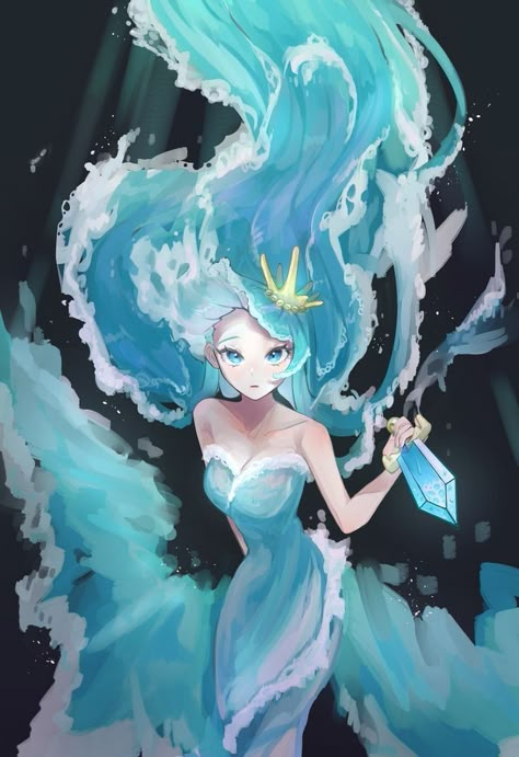 Sea Fairy Cookie, Sea Fairy, Cookie Kingdom, Cookie Run Kingdom, Cookie Run, Character Ideas, Character Art, Anime Art, Mermaid