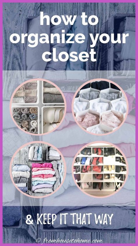 Simple Closet Organization Ideas, Simple Closet Organization, Organizing Ideas Bathroom, Bedroom Closet Organization Ideas, Bathroom Organizing Ideas, Storage Ideas Organizing, Easy Closet Organization, Bedroom Closet Organization, Storage Ideas Bathroom