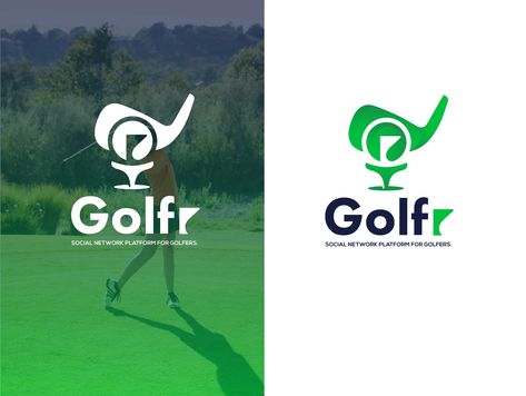 Golf Logo Inspiration, Golf Logo Design, Logomark Design, Logo Design App, Golf Logo, Golf Design, Golf Stuff, Brand Logo Design, Red Crown