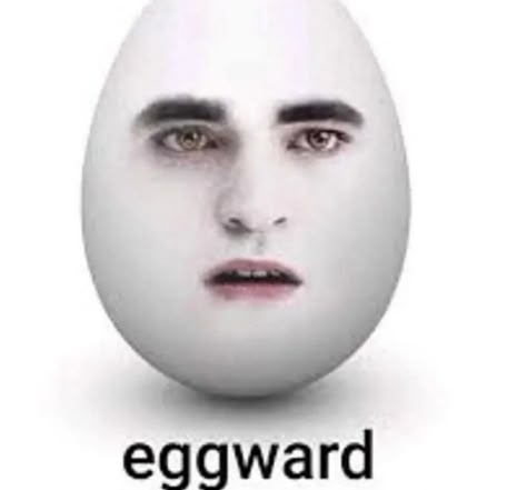 Funny Jacob Twilight, Twilight Unhinged, Eggward Cullen, Twilight Cursed, Edward Wallpaper, Egg Meme, Twilight Meme, Funny Twilight, Twilight Jokes