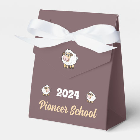 JW 2024 Pioneer Shool. Ewes Favor Boxes
Ewes to symbolize the students of the JW 2024 Pioneer School. Small ballotins for the JW 2024 Pioneer School. Personalize the text and the year! Illustrations of joyful Ewes and IA image on back illustrating Jehovah's mountain, source of divine teaching. Ideal for preparing small gifts for our Pioneers. Can be filled with candy or other small items. Pioneer School, Jw Gifts, Favor Boxes, Small Items, The Text, Small Gifts, The Year, Gift Box, Candy