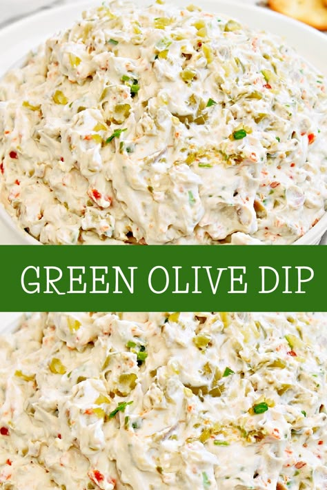 Olive Spread Recipe, Green Olive Dip, Jar Of Olives, Olive Dip Recipe, Olive Dip, Olive Spread, Lake House Food, Dip Easy, Summer Boat