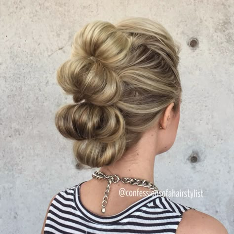 Topsy Tail Faux Hawk — Confessions of a Hairstylist Topsy Tail, Prom Ponytail, Prom Hairstyles Updos, Faux Hawk Hairstyles, Competition Hair, Dance Hair, Up Dos For Prom, Easy Hairstyles For Thick Hair, Work Hair