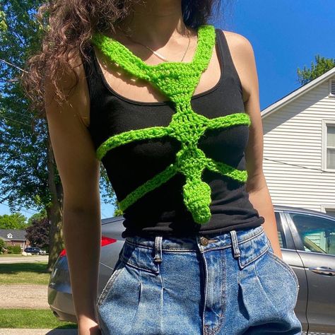 I might be biased but you should probably buy this on Depop 👍 https://depop.app.link/Fnme1RDOErb Crochet Rib Cage, Corset Skeleton, Top Corset, Rib Cage, Crochet And Knitting, Crochet Ideas, Crochet Top, Skeleton, More Information