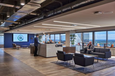 Cbre Office, Cubicle Design, Modern Home Office Furniture, Coworking Office, Cool Office Space, Elegant Hotel, Corporate Office Design, Shop Window Design, Counter Design