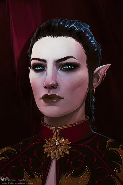 Elf Noblewoman, Dnd High Elf, Female Elf Art, Elf Woman, Elven City, Elven Woman, Dnd Elves, Male Elf, Npc Art