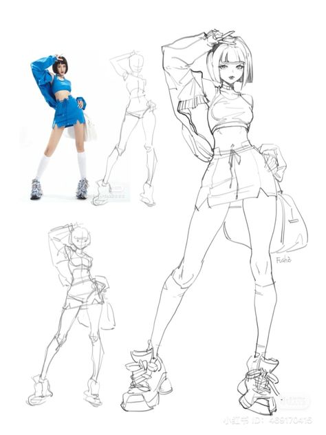 Anatomy Reference Realistic, High Angle Pose Reference Anime, Anime Gesture Pose Reference, Look Over Shoulder Pose, Poses Anime Mujer, Anime Posing, Full Body Anatomy Drawing Reference, Female Drawing Poses Sassy, Anime Gesture