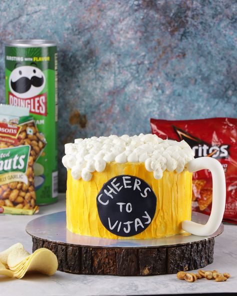 This stunning beer mug themed cake is the perfect way to celebrate your friend’s boyfriend or husband’s birthday. With rich flavors and a fun design, it’s a showstopper that brings the party to life. 🍺✨ Who’s ready to raise a slice? #BirthdayBash #CakeGoals #CheersToYou Fun Design, Birthday Bash, Themed Cakes, Beer Mug, Cool Designs, Beer, Mug, Bring It On, Cake