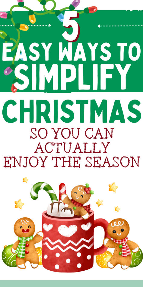 5 Easy Ways to Simplify Christmas this Year Simplify Christmas, Indian Feather Tattoos, How To Simplify, Winter Hacks, Eco Friendly Christmas, Christmas Hacks, Meaning Of Christmas, Christmas Memory, Holiday Activities