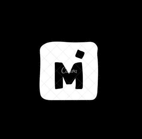 Mercari App Icon, Black White App Icons Aesthetic, Black And White Iphone App Icons, Black And White Facetime Icon, Black And White App Store Icon, Black And White App Icon Whatsapp, White Icons, Mobile App Icon, Black App