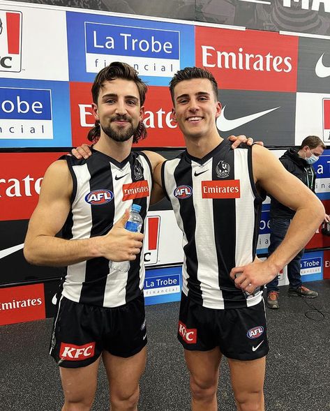 Nick And Josh Daicos, Daicos Brothers, Josh Daicos, Charlie Curnow, Afl Collingwood, Nick Daicos, Collingwood Magpies, Afl Players, Collingwood Football Club