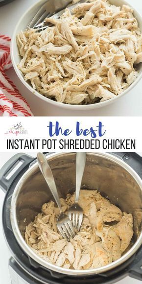 Instant Pot Shredded Chicken, Instant Pot Chicken Breast, Cooking Frozen Chicken, Shredded Chicken Recipes, Weekly Meal Prep, Instant Pot Meals, Instant Pot Recipes Chicken, Instant Pot Dinner, Easy Instant Pot Recipes