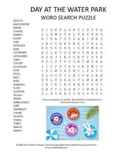 water park word search puzzle August Word, Games To Print, Ocean Words, Classroom Christmas Party, Free Word Search Puzzles, Puzzle Worksheet, Free Word Search, Free Printable Puzzles, Disney Puzzles