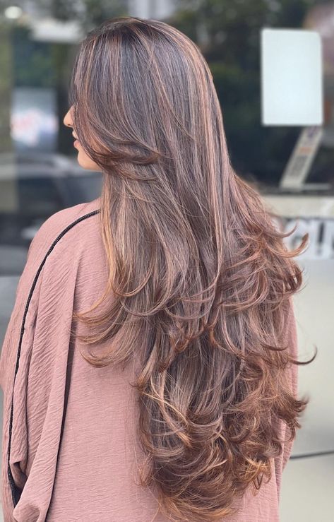 Layer Haircut Ideas, Haircuts For Long Hair Straight, Layer Haircut, The Butterfly Haircut, Long Hair Highlights, Butterfly Haircut, Haircuts For Long Hair With Layers, Long Hair Tips, Hair Inspiration Long