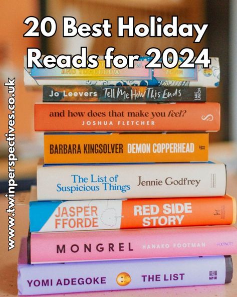 20 Best Holiday Reads for 2024: Books You Can't Put Down - Twin Perspectives Puzzle Maker, Best Beach Reads, Barbara Kingsolver, Reading Romance, Page Turner, Beach Reading, Best Books To Read, Summer Holiday, Summer Reading