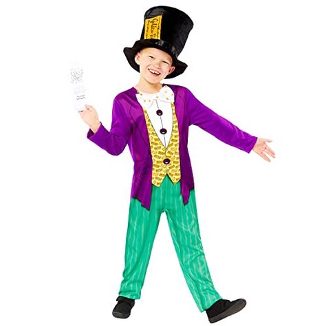 【 Top Disfraz de Willy Wonka 2️⃣0️⃣2️⃣3️⃣ 】 🍫🔴 Consigue tu cosplay y disfraz de Willy Wonka al mejor precio online en 2023 | OFERTAS HALLOWEEN 2023 Roald Dahl Costumes, Willy Wonka Halloween, Wonka Costume, Willy Wonka Costume, Gold Vest, Oompa Loompa, Black Top Hat, White Bow Tie, Golden Ticket