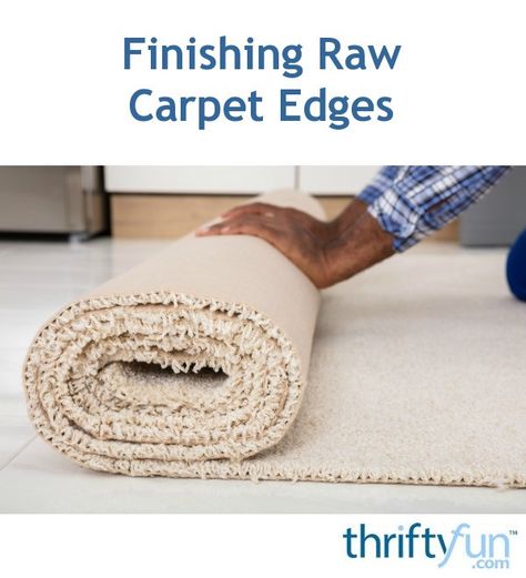 Carpet remnants can be used to make throw rugs. Finishing the edges can be done at a carpet shop or you can try some of the suggestions in this guide to do it yourself. This is a guide about finishing raw carpet edges. How To Finish Carpet Remnants, Carpet Binding Diy, Carpet Remnants Diy, Cheap Large Rugs, Leftover Carpet, How To Patch Carpet, Area Rugs Diy, Make A Rug, Inexpensive Rugs