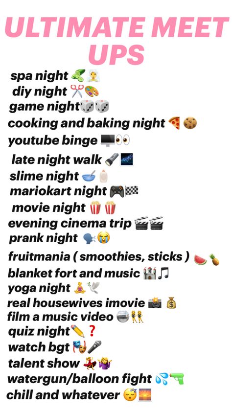 what to do at home with friends What To Do The Night Before Picture Day, Things To Do At Home With Bestie, What To Do In Sleepovers, Stuff To Do With Your Best Friend At Home, Things To Do With Cousins At Home, Things To Do On Call With Friends, Activities With Friends At Home, Things To Do With Friends Inside, Activities To Do With Friends At Home