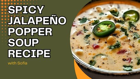 Creamy Spicy Jalapeño Shrimp Soup - Luscious Recipes Jalapeño Popper Soup, Jalapeño Shrimp, Popper Soup, Jalapeno Popper Appetizer, Baked Caprese Chicken, Luscious Recipes, Mexican Soup Recipes, Jalapeno Popper Chicken, Shrimp Soup