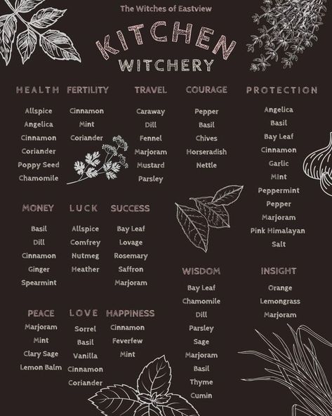 Magical Herbs Witchcraft, Witches Kitchen, Wicca Recipes, Kitchen Witch Recipes, Witchcraft Herbs, Witchy Kitchen, Witch Herbs, Witch Spirituality, Magic Spell Book