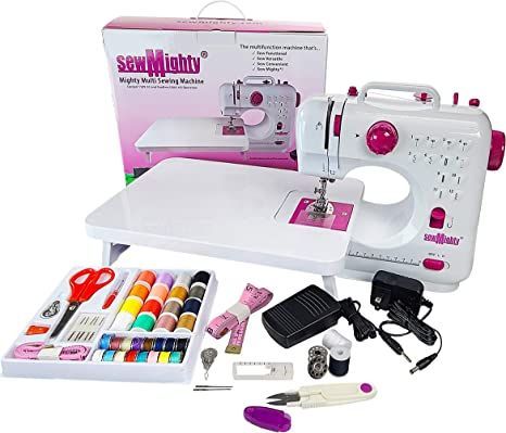 Home Sewing Projects, Mini Sewing Machine, Sewing Activities, Bobbin Winder, Best Jeans For Women, Sewing School, Extension Table, Handbag Pattern, Home Sewing