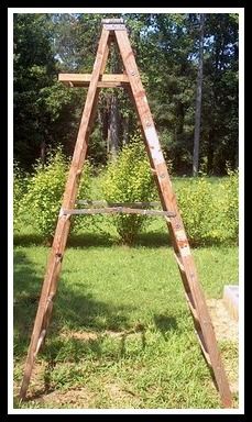 How to Repurpose a Large Ladder Uses For Old Wooden Ladders, Old Step Ladders Repurposed, Step Ladder Repurpose, Old Wooden Ladder Ideas, Step Ladder Ideas, Old Ladders Repurposed, Wooden Ladder Ideas, Old Ladder Decor, Old Ladder Ideas