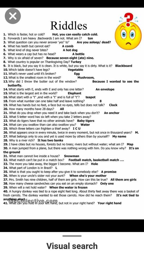 Interesting Riddles With Answers, Riddled With Answers, Riddles You Know, Science Riddles With Answers, Cool Riddles, Riddle Games For Adults, Riddles To Ask Your Friends, Hard Riddles With Answers Brain Teasers, Dnd Riddles With Answers