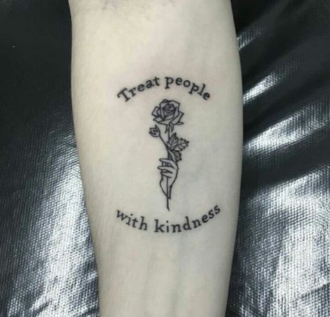 Scared Of Needles, Tattoo Ideas Males, Harry Styles Tattoos, Treat People With Kindness, Kind Heart, Flower Tattoos, New Tattoos, Jesus Fish Tattoo, Geometric Tattoo