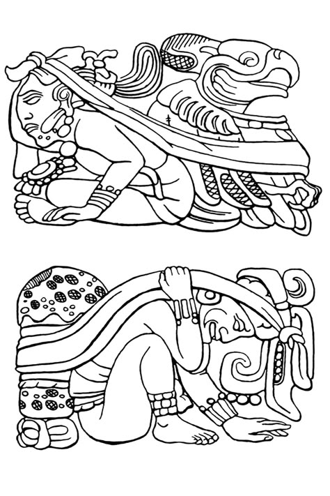 On this page are ten elaborate images of Maya Glyphs representing full-figure numerals, which are extremely rare. In fact, this set is one example of only about twenty-four known cases. They were found on the north side (rear) of Stela D at Copan. Maya Drawing, Mexican Wallpaper, Glyphs Symbols, Maya Calendar, Inca Art, Mayan Glyphs, Aztec Drawing, Mayan Tattoos, Ancient Drawings