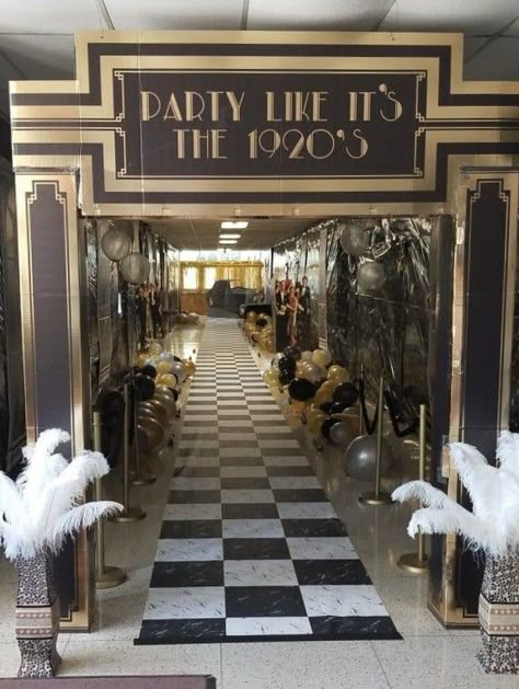 Great Gatsby Prom Theme, Roaring 20s Party Decorations, Gatsby Event, Roaring 20s Birthday, Roaring 20s Theme, Great Gatsby Prom, Gatsby Birthday Party, Gatsby Gala, Gatsby Birthday