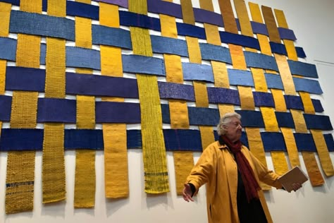 Pattern In Art, Workshop Architecture, Sheila Hicks, Alternative Flooring, Sculpture Textile, Curved Wall, Dallas Museum Of Art, Paper Quilt, Raw Color