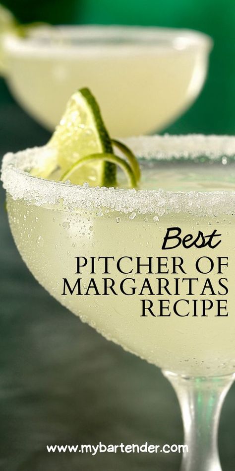 Margarita Recipes Triple Sec, Picture Margarita Recipe, Homemade Margaritas Pitcher, Classic Margarita Recipe Pitcher, Gluten Free Margarita Recipe, Cadillac Margarita Recipe Grand Marnier, 2 Gallon Margarita Recipe, Pitchers Of Margaritas, Margaritas By The Pitcher