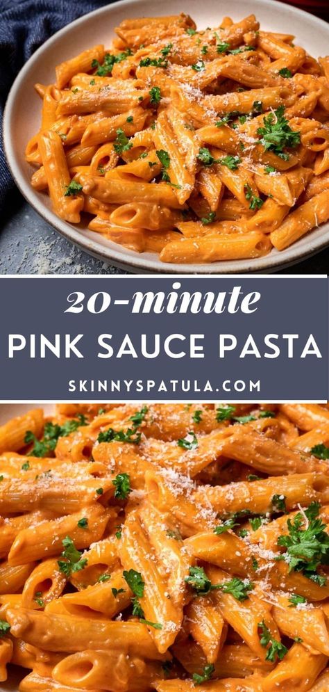 Cheesy Pink Sauce Pasta, Marinara Sauce Pasta Recipes, How To Make Rose Sauce For Pasta, Creamy Tomato Pasta Sauce Recipes, Homemade Pink Sauce Pasta, Different Types Of Pasta Sauce, Ricotta Red Sauce Pasta, Quick Red Sauce For Pasta, Vodka Rose Sauce