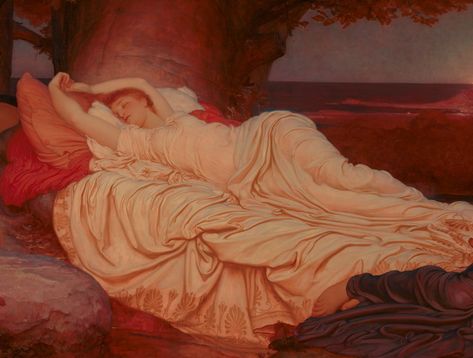 Cymon and Iphigenia, 1884 by Lord Frederic Leighton :: | Art Gallery of NSW Lord Leighton, Romanticism Paintings, Frederick Leighton, Frederic Leighton, Pre Raphaelite Art, Victorian England, Victorian Paintings, Rennaissance Art, Current Obsession