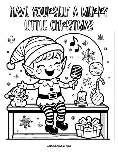 Christmas Elf Coloring Pages, Elves At Play, Elf Coloring Pages, Elf Coloring, Holiday Activities For Kids, Coloring Contest, Free Christmas Printables, An Elf, Printable Christmas