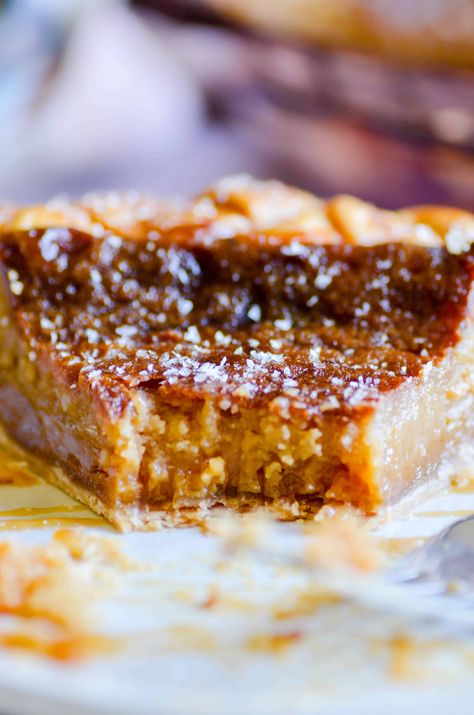 Salted Honey Custard Pie Recipe - Something Swanky Dessert Blog Gorgeous Desserts, Custard Pies, Custard Pie Recipe, Cheesecake Tarts, Cream Custard, Sweet Pies, Honey Pie, Good Pie, Pastry Pie