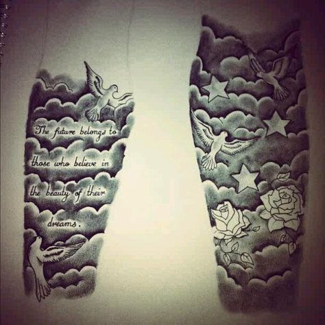 Cloud filler Polynesian Forearm Tattoo, Cloud Tattoos, Cloud Tattoo Sleeve, Tato Maori, Half Sleeve Tattoo Stencils, Sleeve Tattoos For Guys, Cloud Tattoo, Forearm Sleeve Tattoos, Half Sleeve Tattoos For Guys