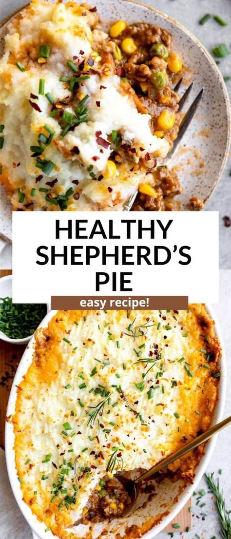 This gluten free shepherd's pie is easy to make, healthy and perfect for meal prep. This recipe is high protein, dairy free friendly and perfect for a cozy family dinner. Lactose Intolerant Dinner Ideas, Easy Meal Prep Gluten Free Dairy Free, Gluten Free Dairy Free Make Ahead Meals, Dairy Free Kid Friendly Dinners, Fast Dinner Recipes Gluten Free, Winter Gluten Free Dinner, Quick Healthy Gluten Free Dinner, Gluten Free Shepard’s Pie, Processed Free Meals