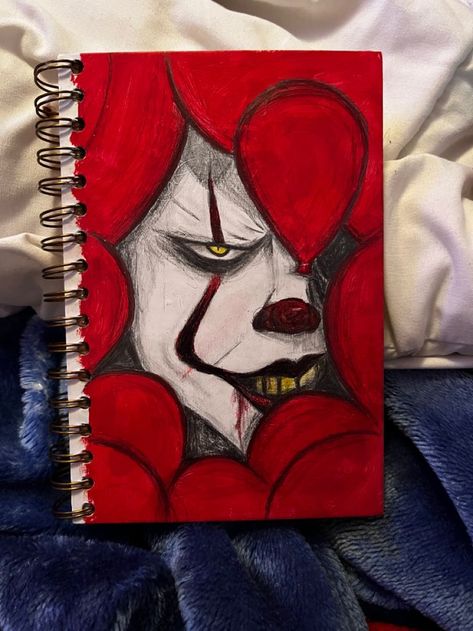 Cool Drawings With Color, Halloween Scary Drawings, Halloween Drawings Ideas Scary, Easy Spooky Drawings, Halloween Drawings Scary, Pennywise Drawing Sketch, Drawings To Put On Your Wall, Pennywise Sketch, Drawing Poster Ideas