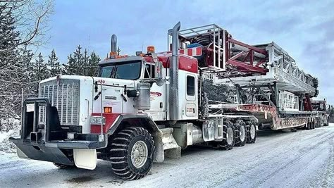 Kenworth Dump Trucks, Off Road Semi Truck, Truck Cargo, Truck Transport, Tonka Truck, Custom Trailers, Marmon Semi Trucks, Heavy Construction Equipment, Train Truck