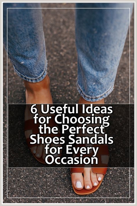 Discover the ultimate guide to selecting the perfect shoes sandals for any occasion with our 6 useful ideas. Whether you're dressing up for a summer wedding or keeping it casual for a day at the beach, our tips will help you find the ideal pair that combines style and comfort. Elevate your footwear game and step confidently into every event with the right shoes sandals that fit your unique style and needs. Women Shoes Sandals, Useful Ideas, A Day At The Beach, Perfect Shoes, Day At The Beach, Flat Sandals, Women's Shoes Sandals, Dressing Up, Summer Wedding