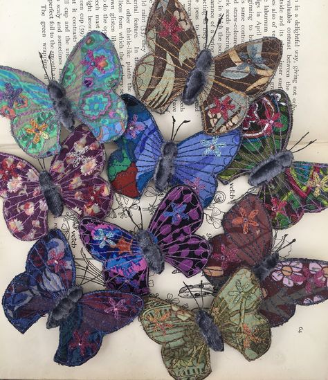 Butterfly Textile Art, Fashioned By Nature Art, Butterfly Textiles Sketchbook, Natural Forms Textiles Gcse, Gcse Art Textiles Final Piece, Textile Projects Ideas, Nature Inspired Textiles, Art Inspired By Nature, Natural Forms Textiles