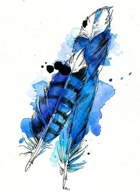 Abby Diamond  ink and watercolour Nature Artwork Draw, Abby Diamond, Natural Form Artists, Sketches Inspiration, Natural Form Art, Bird Watercolor Paintings, Watercolour Inspiration, Nature Artwork, Feather Art