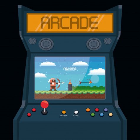 Arcade Reference, Retro Arcade Games, Arcade Game Machines, Game Wallpaper Iphone, Everything Is Blue, Game Machine, Bee And Puppycat, Retro Arcade, Classic Video Games