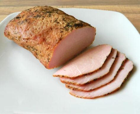 How To Make Lunch Meat, Ham Press Recipes, Pork Lunch, Luncheon Meat Recipe, Deli Meat Recipes, Curing Meat, Meat Curing, Cured Meat Recipes, Diy Lunch