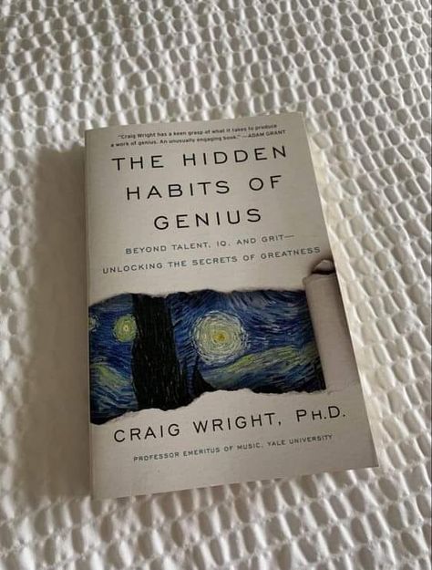 BOOKS READING GROUP | 10 lessons from the book "The Hidden Habits of Genius: Beyond Talent, IQ, and Grit—Unlocking the Secrets of Greatness" by Craig Wright explores the ... | Facebook Books Everyone Should Read, Forever Book, Books For Self Improvement, Inspirational Books To Read, Top Books To Read, Reading Groups, What Book, Page Turner, Business Books