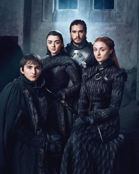 Sansa Stark Queen, Isaac Hempstead Wright, Stark Family, Game Of Thrones Poster, Game Of Thrones Cast, John Snow, Got Game Of Thrones, Gra O Tron, Game Of Throne