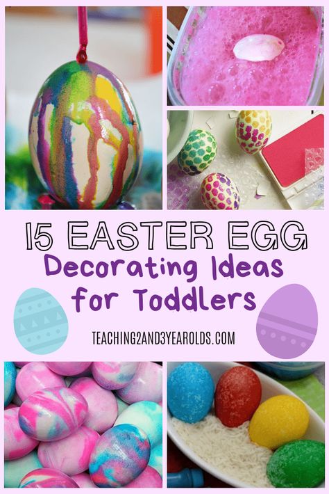 15 Toddler Easter Egg Decorating Ideas Easter Hunt For Toddlers, Planning Aesthetic, Shaving Cream Easter Eggs, Easter Egg Decorating Ideas, Egg Decorating Ideas, Traditional Easter, Toddler Stuff, Baby Activities, Easter Egg Dye